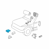 OEM 2003 Ford Explorer Sport Trac Rear Sensor Diagram - 3L2Z-14B022-AA