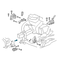 OEM 2015 Chevrolet Spark Link Rod Bolt Diagram - 11609598