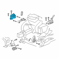 OEM 2019 Chevrolet Blazer Side Mount Diagram - 84499831