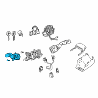 OEM 2020 Toyota RAV4 Combo Switch Diagram - 84329-42010
