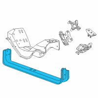 OEM 2003 Ford Excursion Transmission Crossmember Diagram - 3C7Z-6A023-AA