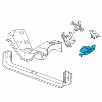 OEM 2003 Ford F-250 Super Duty Front Mount Diagram - 3C3Z-6038-AB