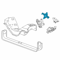 OEM 2003 Ford Excursion Mount Bracket Diagram - 3C3Z-6030-AA