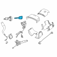 OEM 2018 Chevrolet Tahoe KEY ASM-DR LK & IGN LK Diagram - 13523882