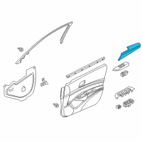 OEM 2022 Acura ILX Armrest Complete (Luxury Saddle Brown) Diagram - 83502-TV9-A21ZD