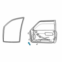 OEM 2002 Dodge Ram 1500 Handle-Window Regulator Diagram - 5HK37DX9AB