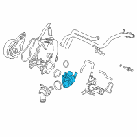 OEM 2003 Acura RSX Case, Thermostat Diagram - 19320-PNA-003