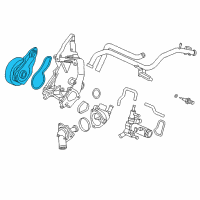 OEM 2003 Honda CR-V Water Pump Diagram - 19200-PNA-003