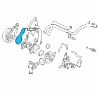 OEM Acura Gasket, Water Pump Diagram - 19222-PNA-003