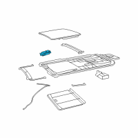 OEM 2012 Chrysler Town & Country Switch-SUNROOF Diagram - 68023666AA