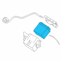 OEM 2017 Infiniti QX30 Battery Diagram - 24410-5DA1A