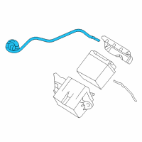 OEM 2017 Infiniti QX30 Cable Assy-Battery Earth Diagram - 24080-5DA3A