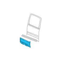 OEM 2005 Cadillac Escalade EXT Cladding Diagram - 88944319