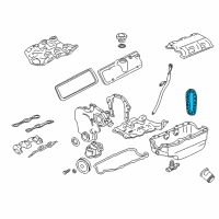 OEM 1995 Oldsmobile Cutlass Ciera Chain Asm-Timing Diagram - 10166352