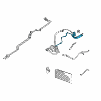 OEM Chrysler Town & Country Line-A/C Liquid Diagram - 5066506AA