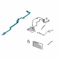 OEM 2005 Chrysler Town & Country Line-Auxiliary A/C Liquid Diagram - 5066523AA