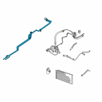 OEM 2005 Dodge Grand Caravan Line-Auxiliary A/C Liquid Diagram - 5066523AA