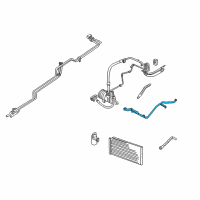 OEM Chrysler Hose-Heater Return Diagram - 5005349AC