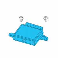 OEM 2020 Ram 1500 Module-Parking Assist Diagram - 68271822AI