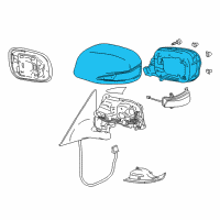 OEM 2009 Lexus GS450h Cover, Outer Mirror, RH No.2 Diagram - 8791A-30A60-C0