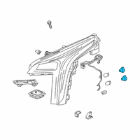 OEM Cadillac XT4 Socket Diagram - 84233265