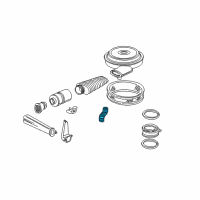 OEM 1986 Chevrolet K5 Blazer Tube Asm-Engine Air Heat Stove Diagram - 14088618