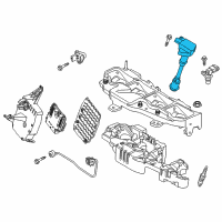 OEM 2015 Ford Fiesta Ignition Coil Diagram - BM5Z-12029-B