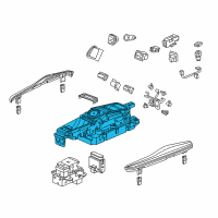 OEM 2014 Acura RLX Switch Sub Assembly, S Diagram - 54100-TY3-A85