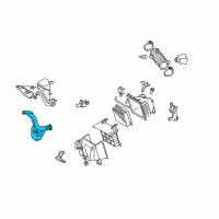 OEM 2015 Lexus RX350 Inlet, Air Cleaner Diagram - 17751-0P101