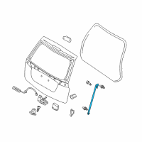 OEM 2008 Kia Rondo Lifter Assembly-Tail Gate Diagram - 817701D010