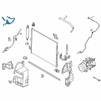 OEM 2016 Infiniti QX50 Hose Flexible, High Diagram - 92490-3WK0B