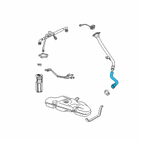 OEM Chevrolet Cavalier Hose-Fuel Tank Filler Diagram - 22622012