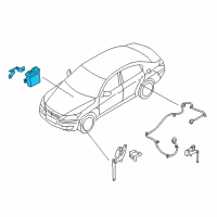 OEM 2016 Kia K900 ECU Assembly-AFLS Head L Diagram - 921703T300