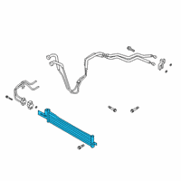 OEM 2018 Kia Stinger Cooler Assembly-Oil Diagram - 25460G9100