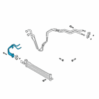 OEM Kia Tube Assembly-Oil Cooler Diagram - 25470J5400