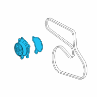 OEM 2019 Lexus NX300 Engine Water Pump Assembly Diagram - 16100-39595