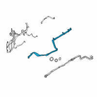 OEM Ford Transit-350 Front AC Line Diagram - BK3Z-19835-E