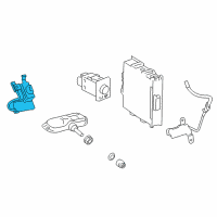 OEM Lexus IS200t Transmitter, Tire Pressure Monitor Diagram - 8976B-53011