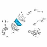 OEM 2019 Cadillac CT6 Air Filter Diagram - 23458700