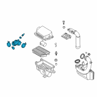 OEM Kia Forte Hose Assembly-Air Intake Diagram - 281403X300