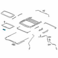 OEM 2013 Honda Odyssey Handle, Sunshade *NH686L* (LIGHT WARM GRAY) Diagram - 70611-TK4-A01ZC