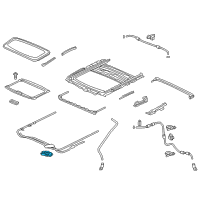 OEM 2014 Honda Odyssey Motor Assy., Sunroof Diagram - 70450-TK8-A01