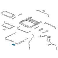 OEM 2012 Honda Odyssey Motor Assy., Sunroof Diagram - 70450-TK8-A01