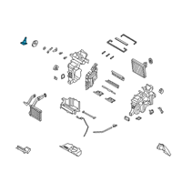 OEM Hyundai Santa Fe Mode Actuator Diagram - 97154-A4000