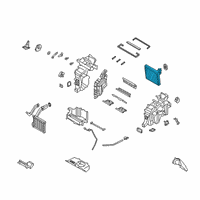 OEM Hyundai Santa Fe EVAPORATOR Unit Diagram - 97139-S1000