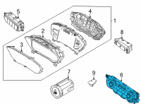 OEM 2020 Kia Niro Control Assembly-Heater Diagram - 97250G5CH0CA