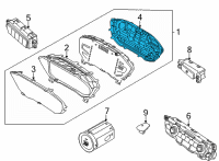 OEM 2021 Kia Niro Case-Rear Diagram - 94365G5500