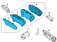 OEM Kia Niro Cluster Assembly-INSTRUM Diagram - 94061G5100