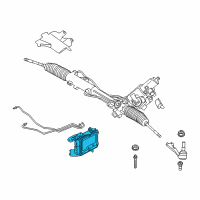 OEM BMW 335i xDrive Control Unit, Active Steering Diagram - 32-43-6-788-598