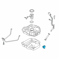 OEM 2014 Ford Focus Fuel Pump Controller Diagram - AU5Z-9D370-Q